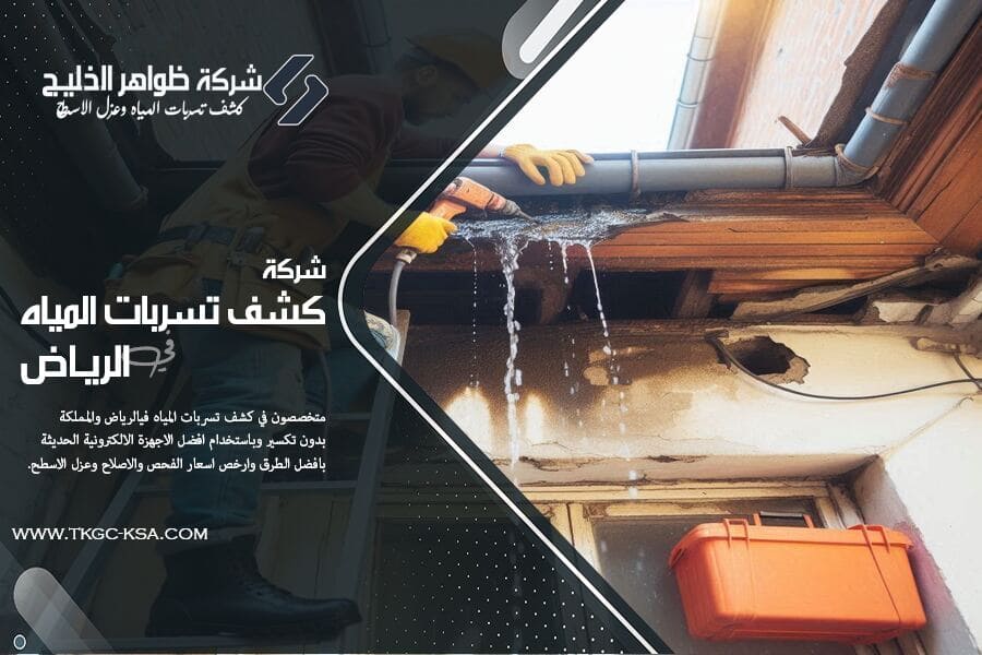 كشف التسربات خلف الجدران والاسطح بدون تكسير